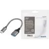 LogiLink USB 3.2 Gen1 USB-C adapter C/M USB-A/F OTG alumiinium 0,15 m