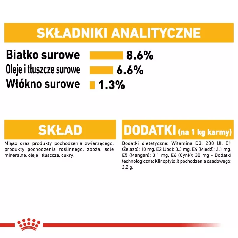 Märg koeratoit Royal Canin Dermacomfort Adult 85 g kotike — tundlikule nahale, linnulihamaitsega, 78% niiskust
