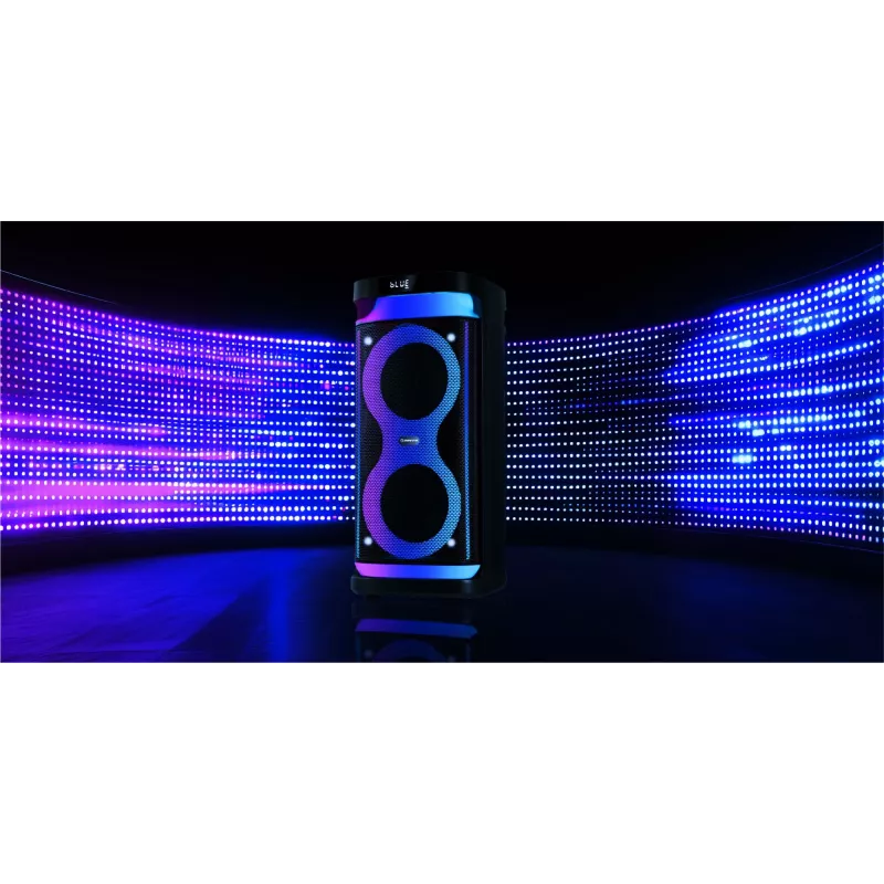 Kaasaskantav kõlar MANTA SPK0601B100, 100 W, Bluetooth, karaoke, juhtmevaba mikrofon, aku, ekvalaiser, diskotuled