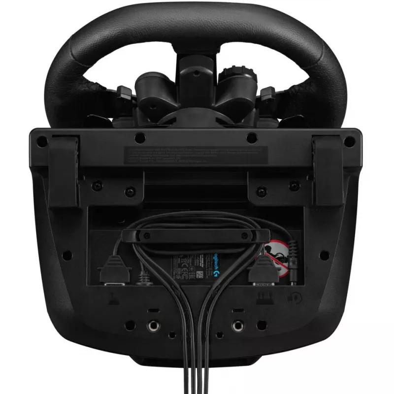 Logitech G G923 SE Must USB 2.0 Rool + pedaalid + Juhtkang PC, PlayStation 4, PlayStation 5 (991-000531)