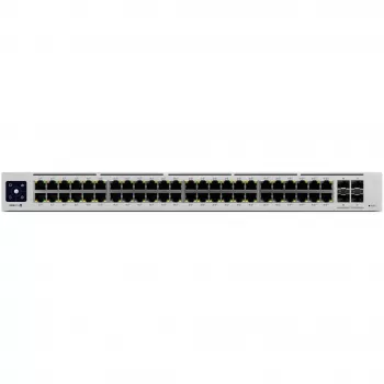 Ubiquiti UniFi USW-PRO-48 võrgulüliti, hallatav L2/L3 Gigabit Ethernet (10/100/1000) 1U, hõbedane