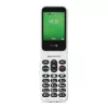 Funktsioonitelefon Doro Leva E22 karpkujuline, 2,8-tolline (7,11 cm) ekraan, üks SIM, 0,3 MP kaamera, 1150 mAh, 127,8 g, punane/valge