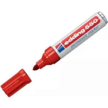 Permanent Marker Edding 550 Punane 10 tk