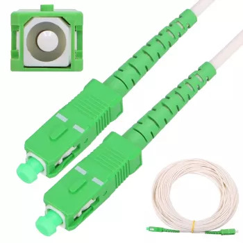 Edastuskaabel Extralink SC/APC–SC/APC Singlemode G.657.A2 3 mm Simplex LSOH 10 m, valge