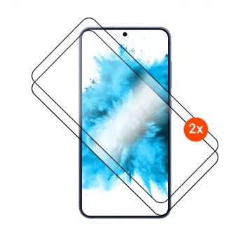 Karastatud klaasist ekraanikaitse FIXED Full Cover 2.5D Samsung Galaxy S26 jaoks, 2 tk, must