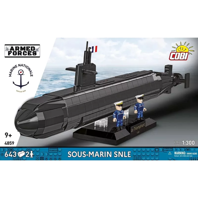Cobi Blocks Sous-Marin SNLE ehituskomplekt — 643 tükki
