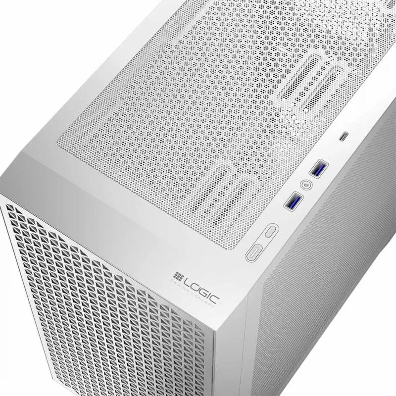 Logic DART PRO MINI USB-C PC korpus valge