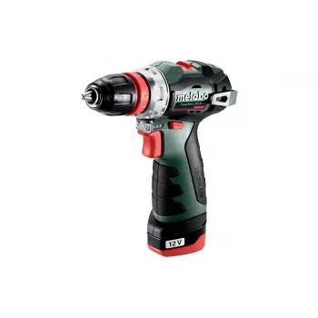 Püstolkäepidemega puur Metabo PowerMaxx BS BL Q, 12V, 2Ah, 1500 p/min, 900g