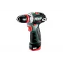 Püstolkäepidemega puur Metabo PowerMaxx BS BL Q, 12V, 2Ah, 1500 p/min, 900g