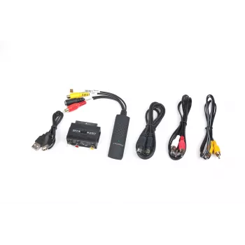 Gembird UVG-002 Audio/Video püüdja (komposiitvideo/stereo RCA/SCART-S-Video, USB 3.0)