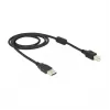 USB-kaabel DeLOCK 83566 USB 2.0 1m USB A USB B Must