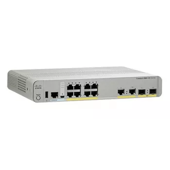 Cisco - Catalyst 2960CX-8TC-L - Lüliti - hallatav - 8 x 10/100/1000 + 2 x SFP + 2 x 10/100/1000 (Üleslink) Lauarvuti raamile paigaldatav