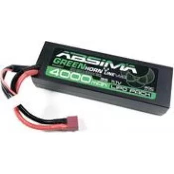 Absima mudeliehitus akupakk LiPo 11,1 V 4000 mAh 40 C kõvakesta T-pistik (4140017)