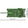 Ehituskomplekt Cobi T-34-85 tanki mudel — 110 osa, vanus 6+, roheline