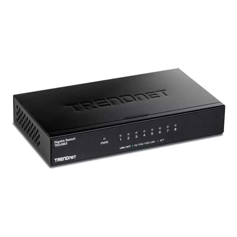 TRENDNET 8-pordiline Gigabit lüliti metallkorpusega