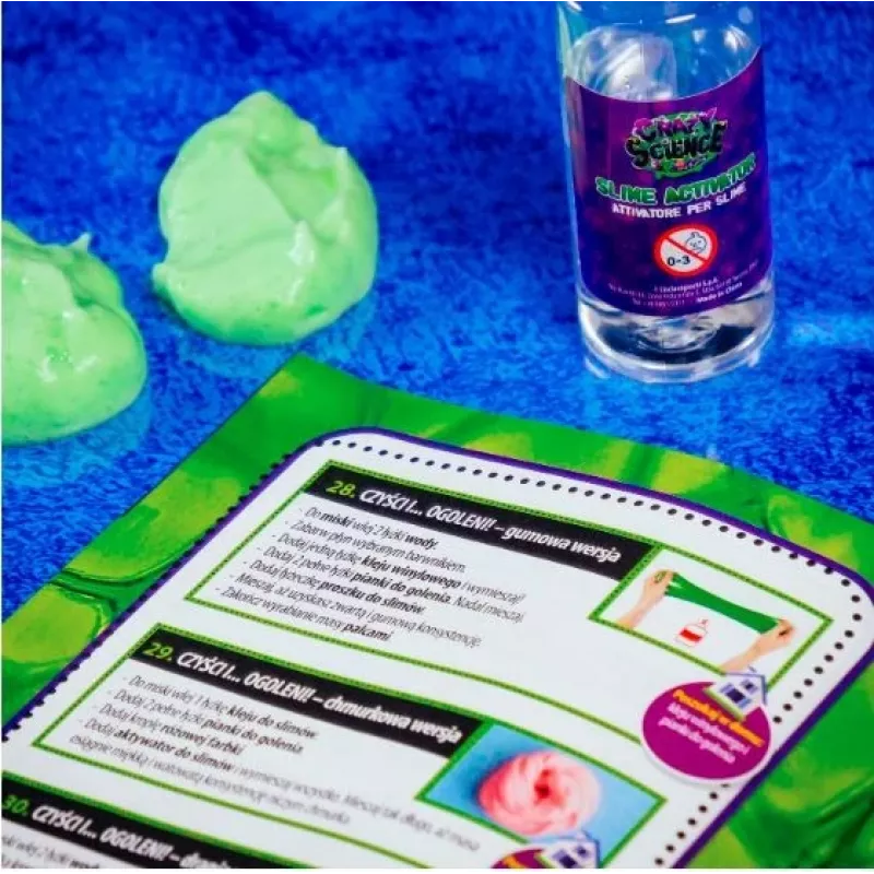 Liscianigiochi teaduskomplekt Crazy Science Slime Chameleon 304-PL89246 – hariv limalabori katsetuskarp