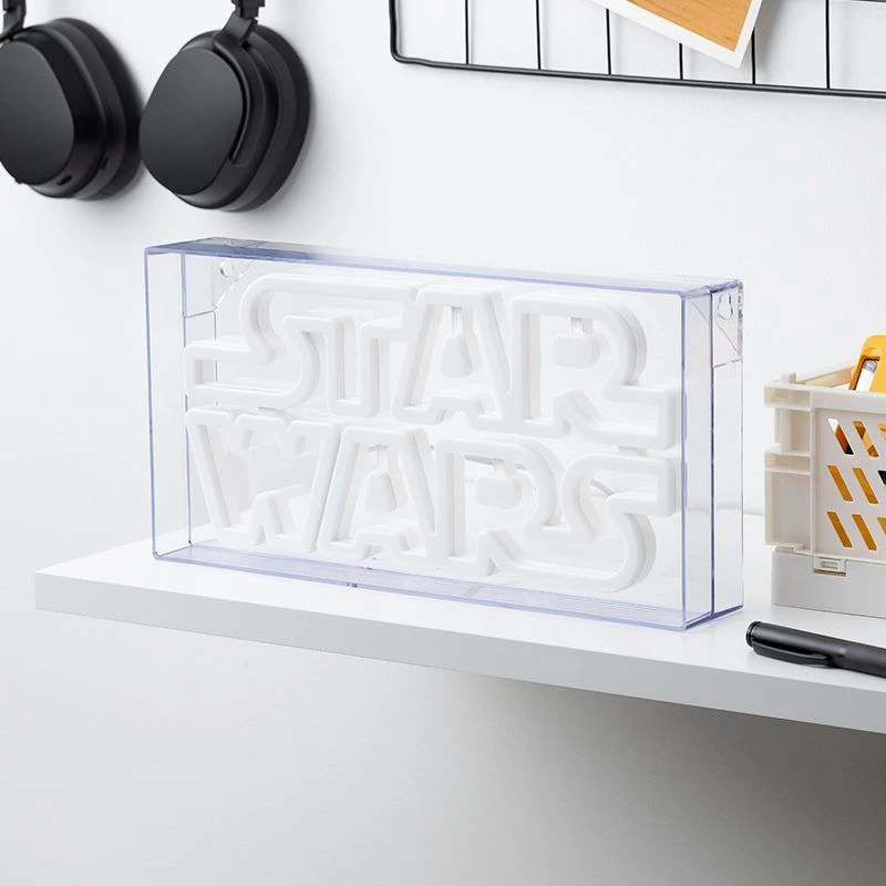 LED-neoonvalgusti Paladone Star Wars disain PP13123SW — dekoratiivne LED-silt seinale või riiulile