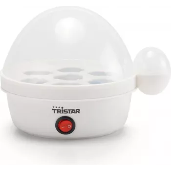 Munakeetja Tristar EK-3074 — mahutavus 7 muna, 350 W, läbipaistev/valge