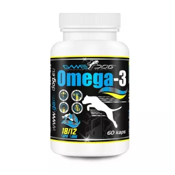GAME DOG Omega-3 - toidulisandid koertele - 60 tabletti