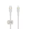 Belkin BOOST CHARGE - Lightning-Kabel - 24 pin USB-C männlich zu Lightning männlich - 1 m - weiß - für Apple iPad/iPhone/iPod (Lightning)