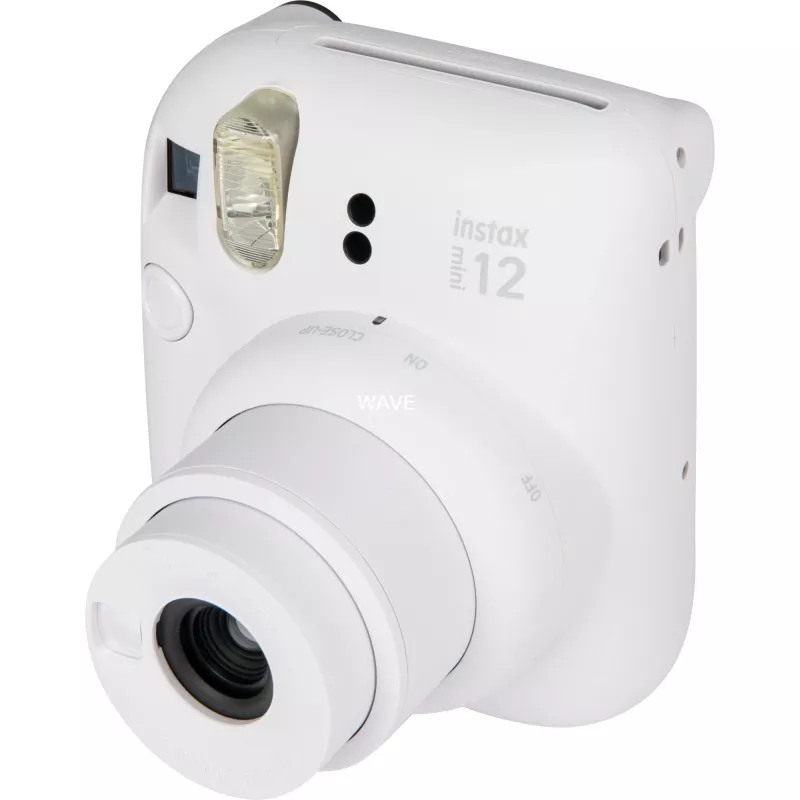 Hetkkamera Fujifilm Instax Mini 12 Valge — 86×54 mm prindid, 60 mm fookuskaugus, AA patarei