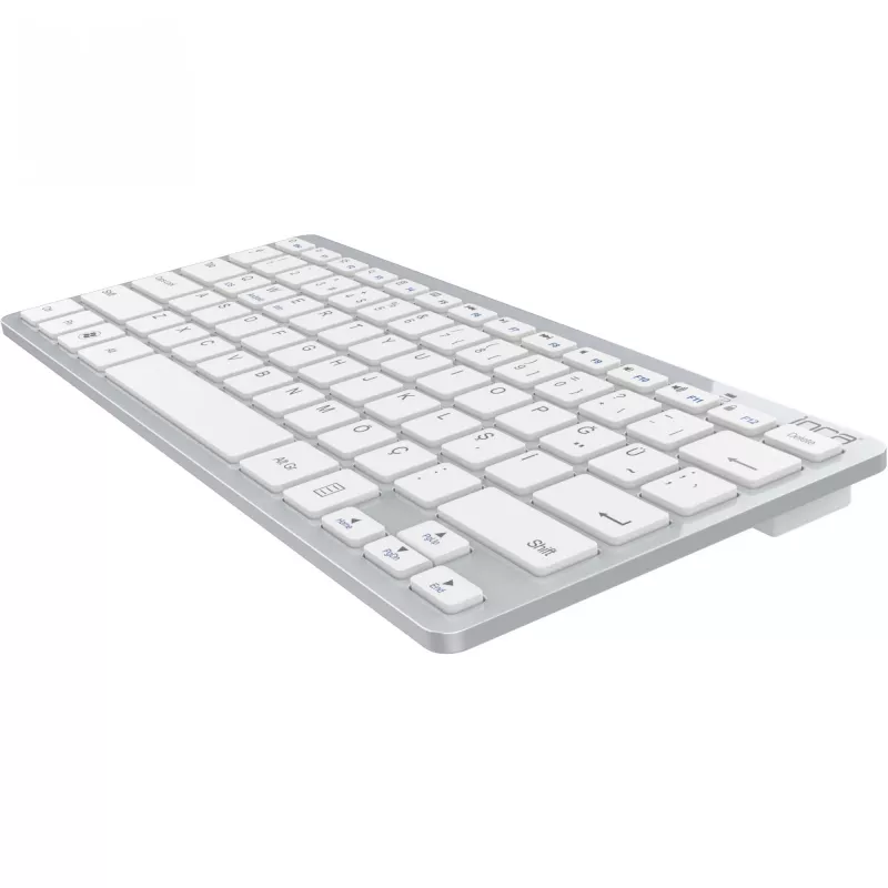Juhtmevaba klaviatuur Inca IBK-569BT Bluetooth 78 klahvi metallikhõbe