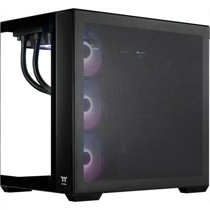 Thermaltake FTW RTX 5070 Ti mängurarvuti, must/läbipaistev, Windows 11 Home 64-bitine (PC-000087-DE)