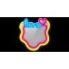 LED-neoonpeegel MANTA MASNL131MT – 'LOVE' disain, sisseehitatud LED-neoonvalgustus