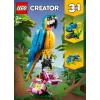 LEGO ehituskomplekt Eksootiline Papagoi 31136 — Creator vitriinmudel, 253 tükki, 220×120×110 mm