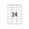 Universaalsed sildid 70x35mm InkjetLaserCopy A4 100 lehte 2400 tk Valge