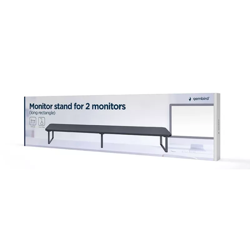 Gembird MS-TABLE2-01 monitori kinnitus / alus Laud Must