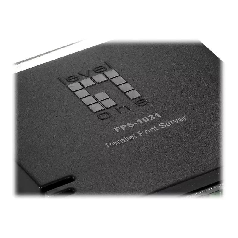 LevelOne paralleelprindiserver, Must, Roheline, Tegevus, Ühendus, Toide, Olek, Taiwan, Ethernet LAN, IEEE 802.3, IEEE 802.3u, 10,100 Mbit/s