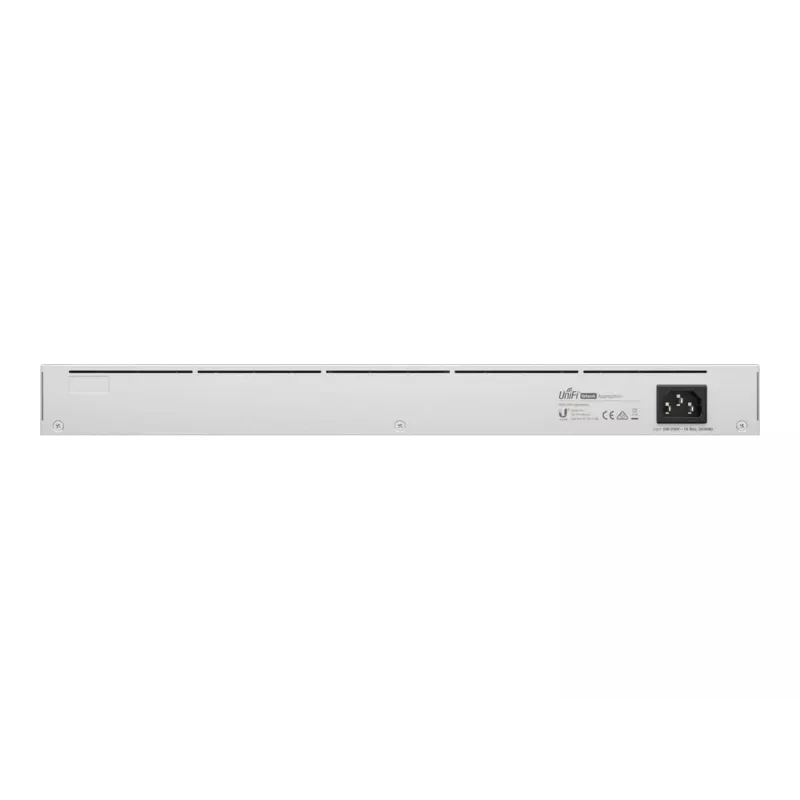 Hallatav L2 võrgulüliti UBIQUITI USW-Aggregation — 8 SFP+ pesa, 10G tugi, ventilaatorita, 1U riiulisse, hõbedane