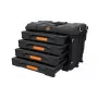 Tööriistakast KETER DIY ROC Pro Gear 4 Drawers Unit XL 4 sahtliga, tehnopolümeer, 25 L