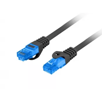 LANBERG Cat6a S/FTP RJ-45 võrgukaabel PCF6A-10CC-0500-BK, 5 m, LSZH, 26 AWG, CCA, must