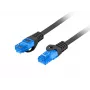 LANBERG Cat6a S/FTP RJ-45 võrgukaabel PCF6A-10CC-0500-BK, 5 m, LSZH, 26 AWG, CCA, must