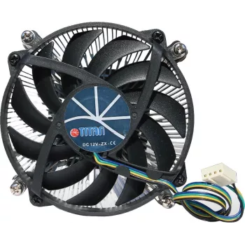 Titan DC-HA11TZ/RPW arvuti jahutussüsteem protsessori õhkjahutus 9,5 cm alumiinium - must (DC-HA11TZ/RPW)