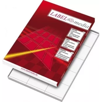 Ddhesive labels LabelMedia, A4, valge, 38x21,2 mm, (65) (100) 0707-765