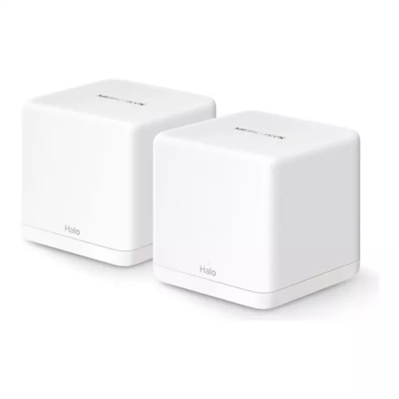 Võrgusüsteem MERCUSYS Halo H60X (2 tk) kaheribaline Wi‑Fi 6, 1500 Mbps, kuni 350 m², 2x LAN, sisemised antennid, valge