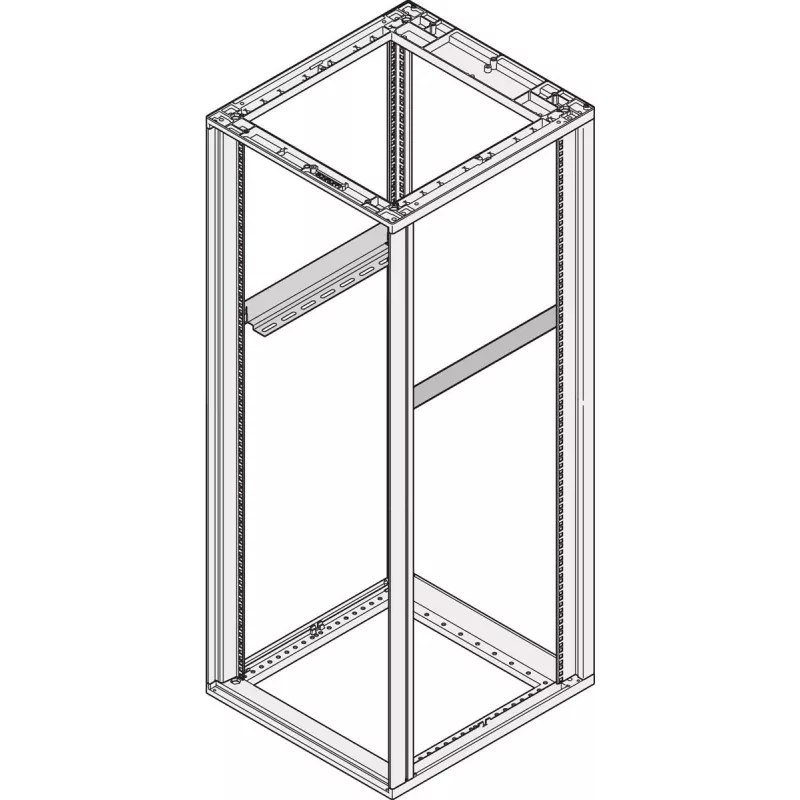 SCHROFF 19SLIDE RAIL KIT 600D 2PC - 19 - Rack-Module - rack rail(s) (27230103)