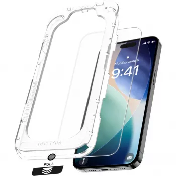 NEVOGLASS, ekraanikaitse läbipaistev, iPhone 17 Air, Easy App'iga