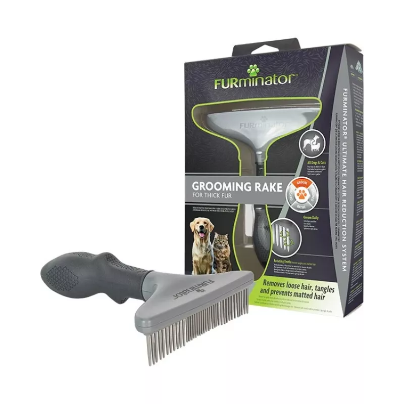 Furminator hoolduskamm paksu karvaga lemmikloomadele