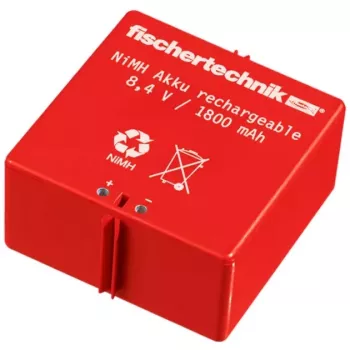 Akulaadija Fischertechnik 34969 NiMH 1500mAh 8,4V Must Punane