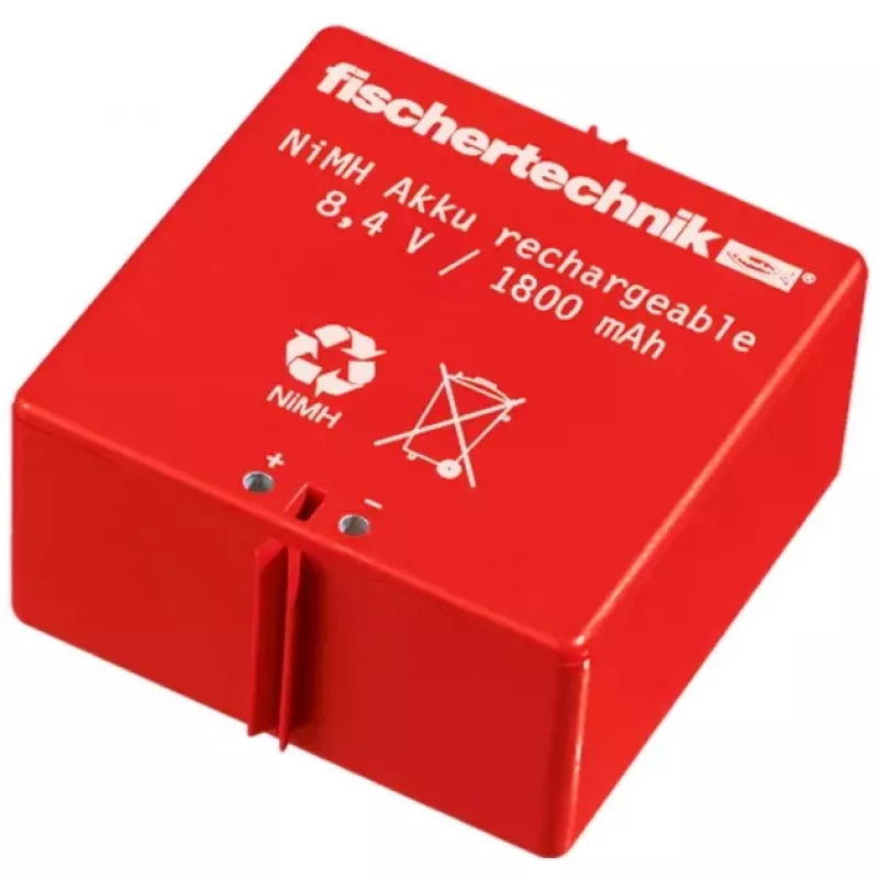 Akulaadija Fischertechnik 34969 NiMH 1500mAh 8,4V Must Punane