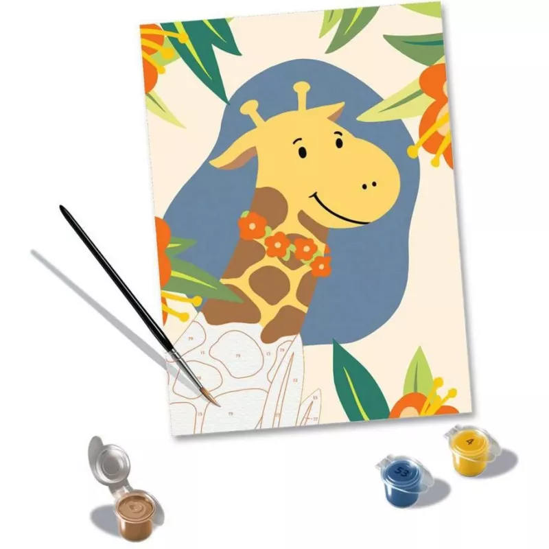Ravensburger CreArt 23903 numbrite järgi värvimise komplekt, Hello Giraffe
