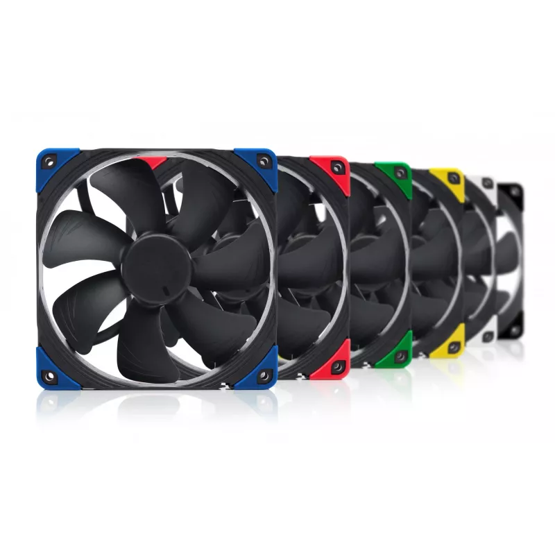 140 mm Noctua NF-A14 PWM chromax.Must.swap korpuse ventilaator, 12V, 300–1500 RPM, PWM, 140.2 m³/h, 24.6 dB