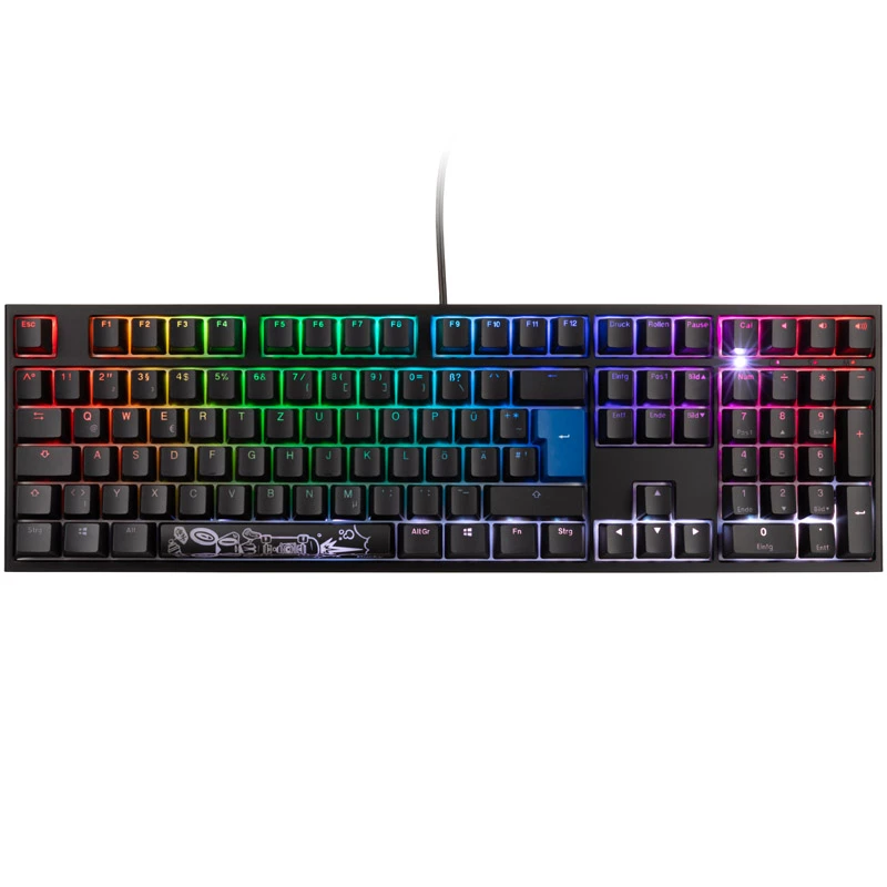 Ducky ONE 2 RGB klaviatuur mängimiseks USB Must