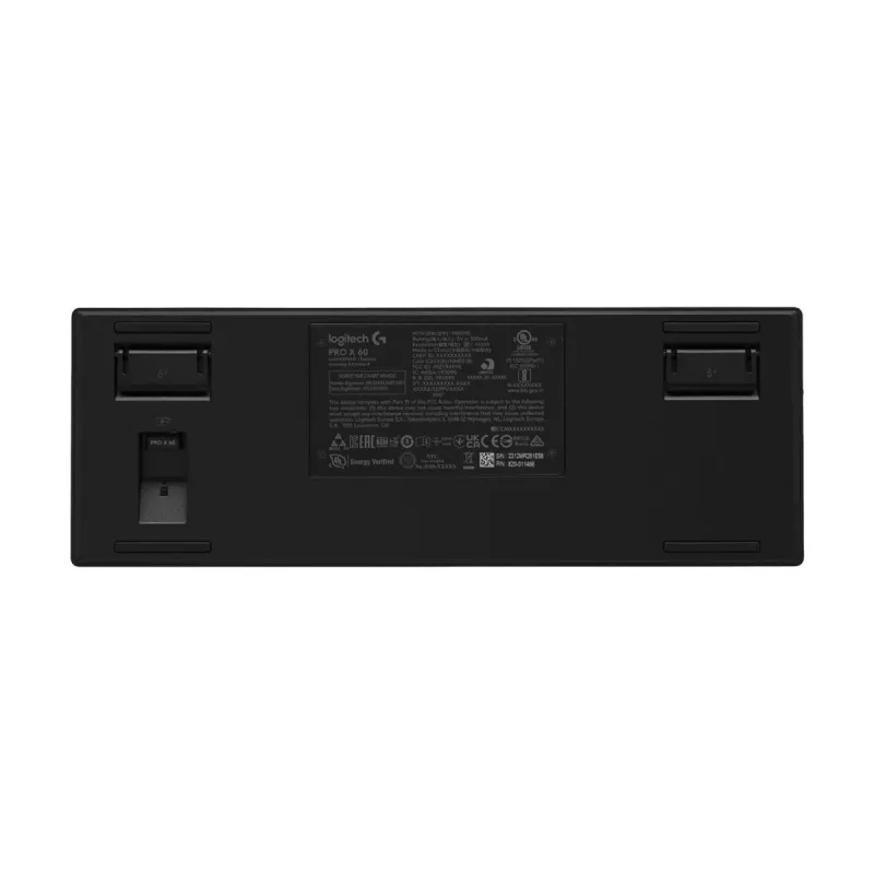 Logitech G PRO X 60 klaviatuur mängimiseks USB RF juhtmevaba Bluetooth QWERTZ Saksa must