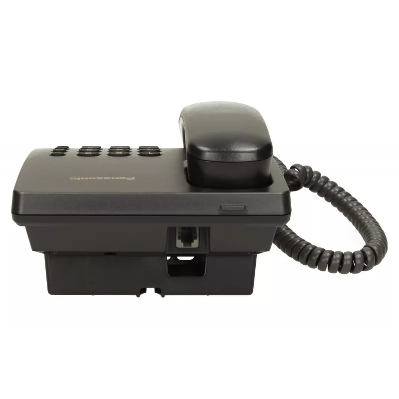 Juhtmega telefon Panasonic KX-TS500 Must helistaja ID ja valjuhääldiga
