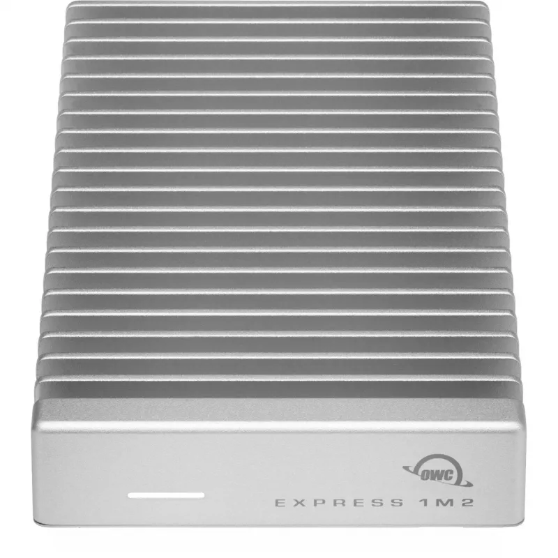 Other World Computing OWC Express 1M2 - Speichergehäuse - M.2 NVMe Card - USB4 - Silber (OWCUS4EXP1M2)